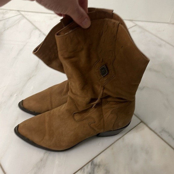 Code West tan leather country western or cowboy boot size 7 great condition - Picture 4 of 14